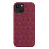 iPhone 14 Showcase Art Deco Phone Case in Maroon
