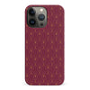 iPhone 14 Pro Showcase Art Deco Phone Case in Maroon