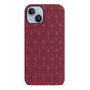iPhone 14 Plus Showcase Art Deco Phone Case in Maroon
