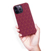 iPhone 14 Pro Max Showcase Art Deco Phone Case in Maroon