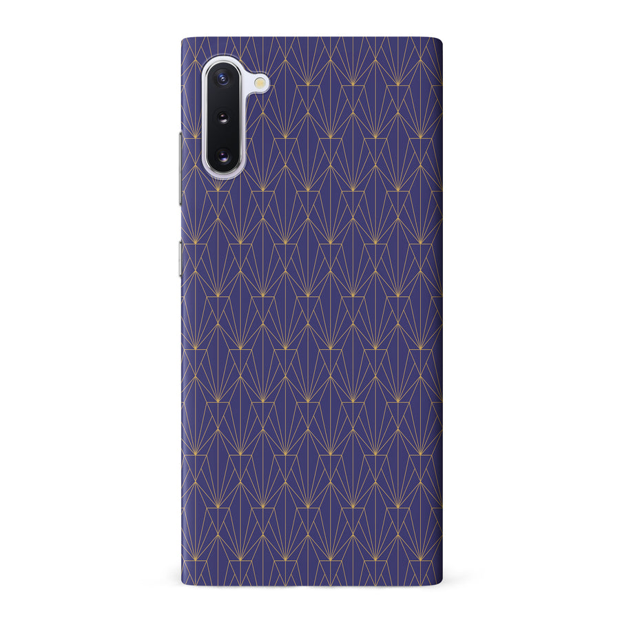 Samsung Galaxy Note 10 Showcase Art Deco Phone Case in Purple