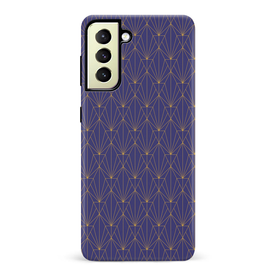 Samsung Galaxy S22 Plus Showcase Art Deco Phone Case in Purple