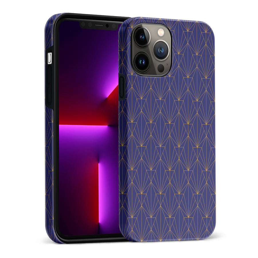 iPhone 13 Pro Max Showcase Art Deco Phone Case in Purple