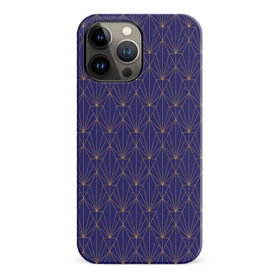 iPhone 13 Pro Max Showcase Art Deco Phone Case in Purple