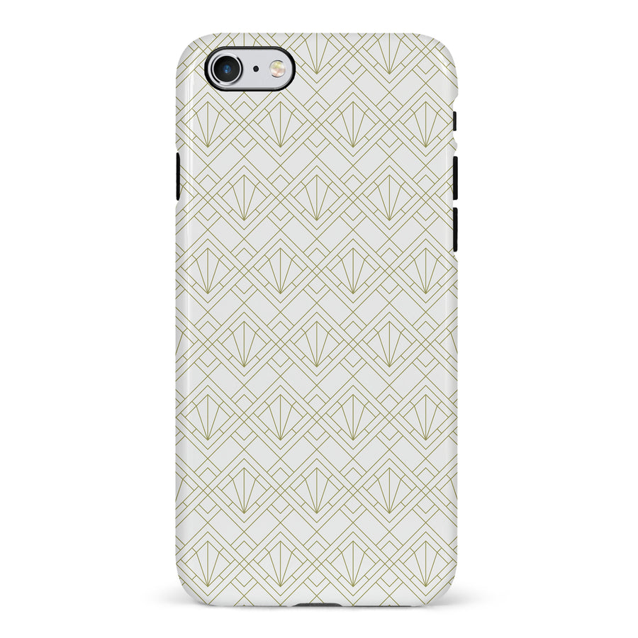 iPhone 6 Iconic Art Deco Phone Case in White