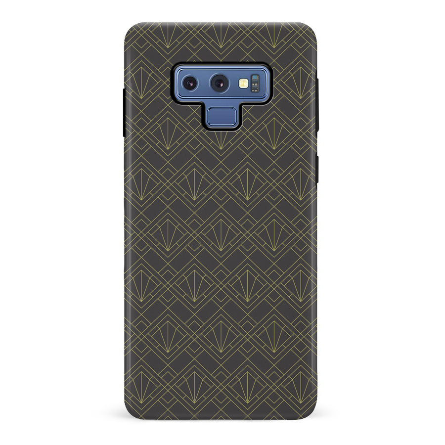 Samsung Galaxy Note 9 Iconic Art Deco Phone Case in Black