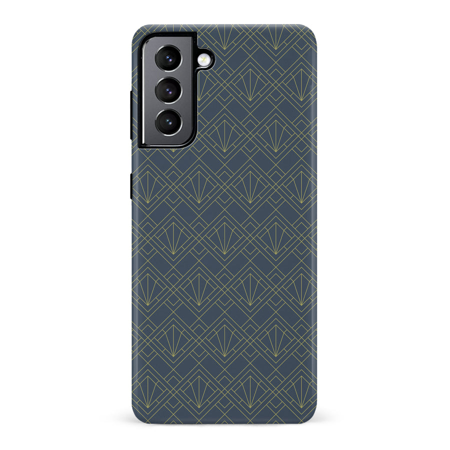 iPhone X/XS Iconic Art Deco Phone Case in Blue