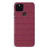 Google Pixel 5 Iconic Art Deco Phone Case in Maroon