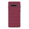 Samsung Galaxy S10 Plus Iconic Art Deco Phone Case in Maroon