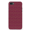 iPhone 7/8/SE Iconic Art Deco Phone Case in Maroon