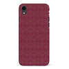 iPhone XR Iconic Art Deco Phone Case in Maroon