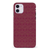 iPhone 11 Iconic Art Deco Phone Case in Maroon
