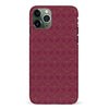 iPhone 11 Pro Iconic Art Deco Phone Case in Maroon
