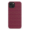 iPhone 14 Iconic Art Deco Phone Case in Maroon