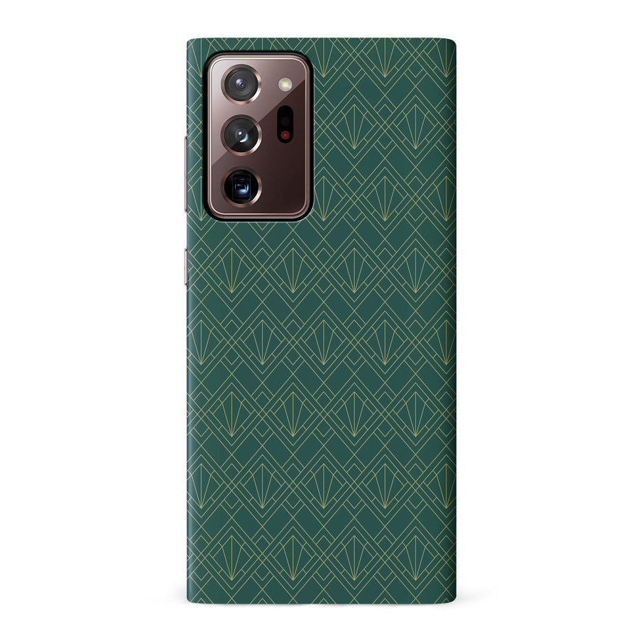 Samsung Galaxy Note 20 Ultra Iconic Art Deco Phone Case in Green