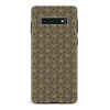 Samsung Galaxy S10 Plus Curved Art Deco Phone Case in Black