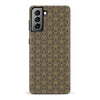 Samsung Galaxy S21 Plus Curved Art Deco Phone Case in Black