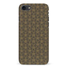 iPhone 7/8/SE Curved Art Deco Phone Case in Black