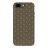 iPhone 8 Plus Curved Art Deco Phone Case in Black