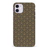 iPhone 11 Curved Art Deco Phone Case in Black