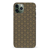 iPhone 11 Pro Curved Art Deco Phone Case in Black
