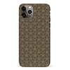 iPhone 11 Pro Max Curved Art Deco Phone Case in Black