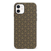 iPhone 12 Mini Curved Art Deco Phone Case in Black