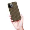 iPhone 13 Pro Max Curved Art Deco Phone Case in Black