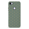 Google Pixel 3A Curved Art Deco Phone Case in Green