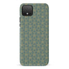 Google Pixel 4 Curved Art Deco Phone Case in Green