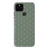 Google Pixel 5 Curved Art Deco Phone Case in Green