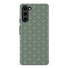 Samsung Galaxy S23 Plus Curved Art Deco Phone Case - Green