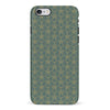 iPhone 6S Plus Curved Art Deco Phone Case in Green