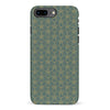 iPhone 8 Plus Curved Art Deco Phone Case in Green