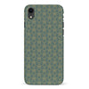 iPhone XR Curved Art Deco Phone Case in Green