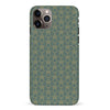 iPhone 11 Pro Max Curved Art Deco Phone Case in Green