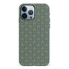 iPhone 12 Pro Curved Art Deco Phone Case in Green