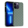 iPhone 14 Pro Max Curved Art Deco Phone Case in Green