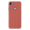 Google Pixel 3A XL Curved Art Deco Phone Case in Red