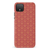 Google Pixel 4 Curved Art Deco Phone Case in Red