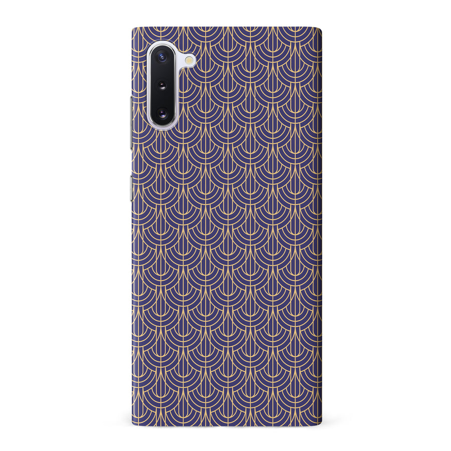 Samsung Galaxy Note 10 Curved Art Deco Phone Case in Purple