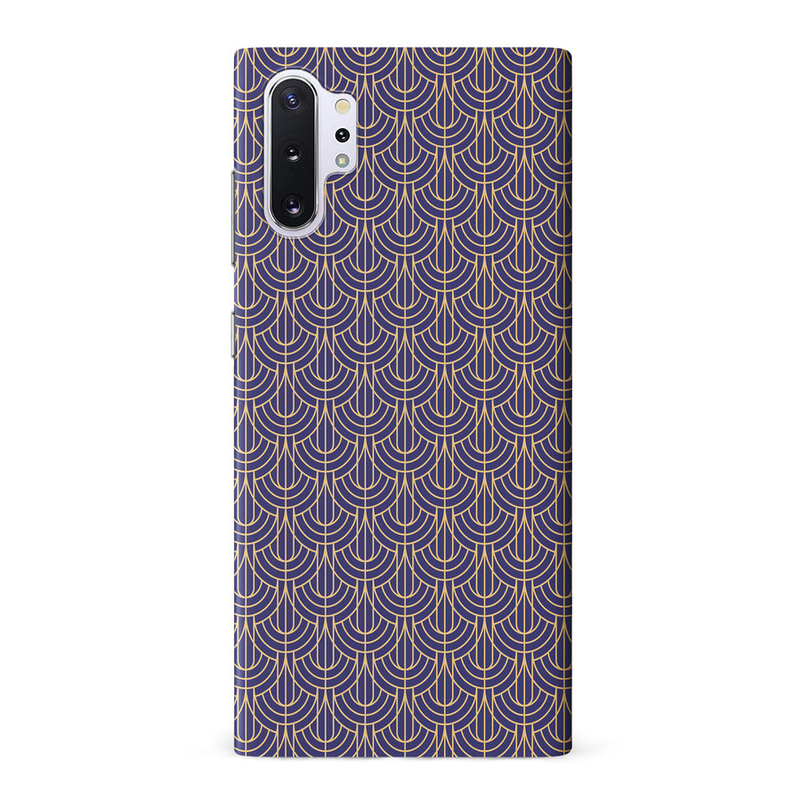 Samsung Galaxy Note 10 Pro Curved Art Deco Phone Case in Purple