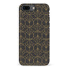 iPhone 8 Plus Opulent Art Deco Phone Case in Black