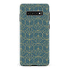 Samsung Galaxy S10 Plus Opulent Art Deco Phone Case in Green