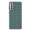 Samsung Galaxy S21 Opulent Art Deco Phone Case in Green