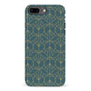 iPhone 8 Plus Opulent Art Deco Phone Case in Green