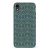 iPhone XR Opulent Art Deco Phone Case in Green
