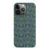 iPhone 14 Pro Opulent Art Deco Phone Case in Green