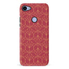 Google Pixel 3A XL Opulent Art Deco Phone Case in Red