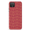 Google Pixel 4 Opulent Art Deco Phone Case in Red